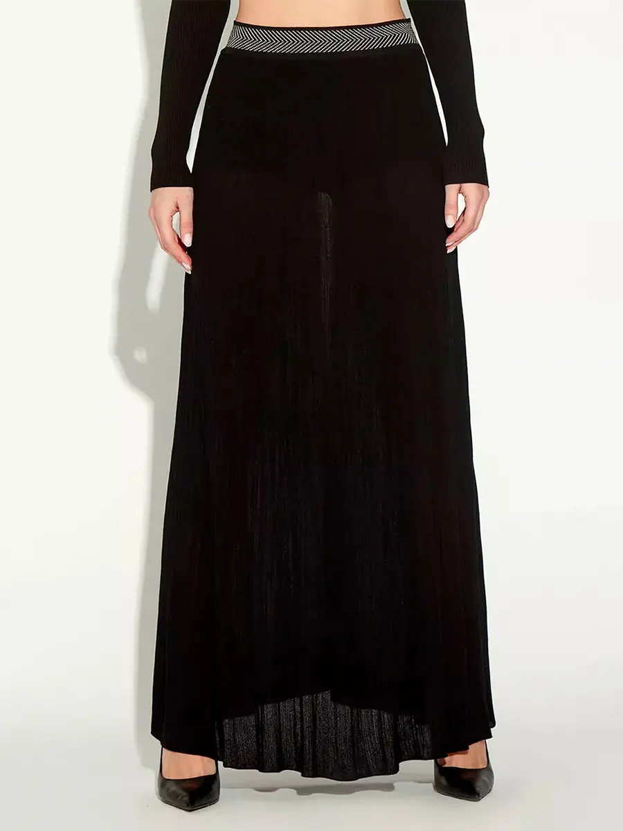 Юбка из шелка и вискозы