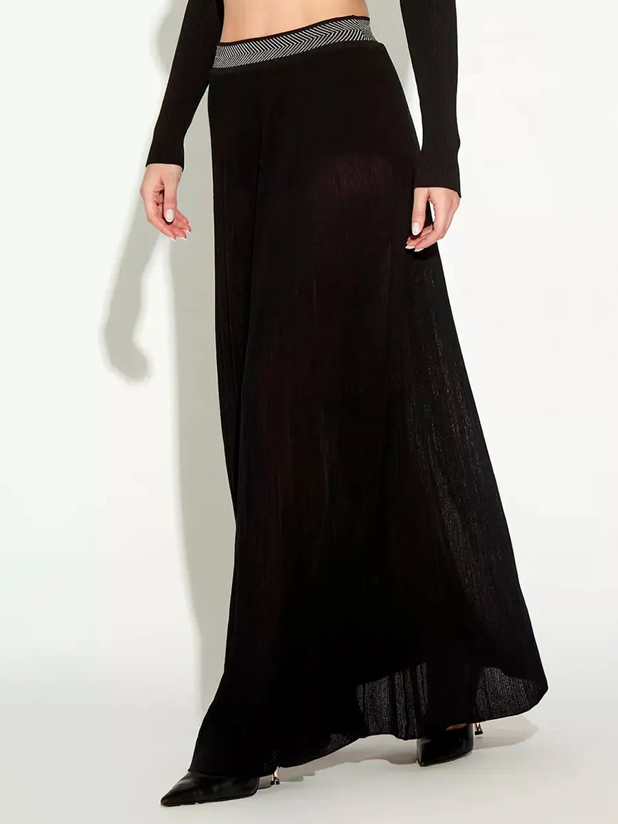 Юбка из шелка и вискозы