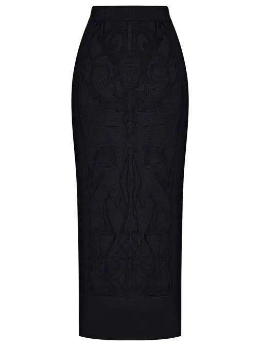 Юбка из шелка и кашемира FREE AGE