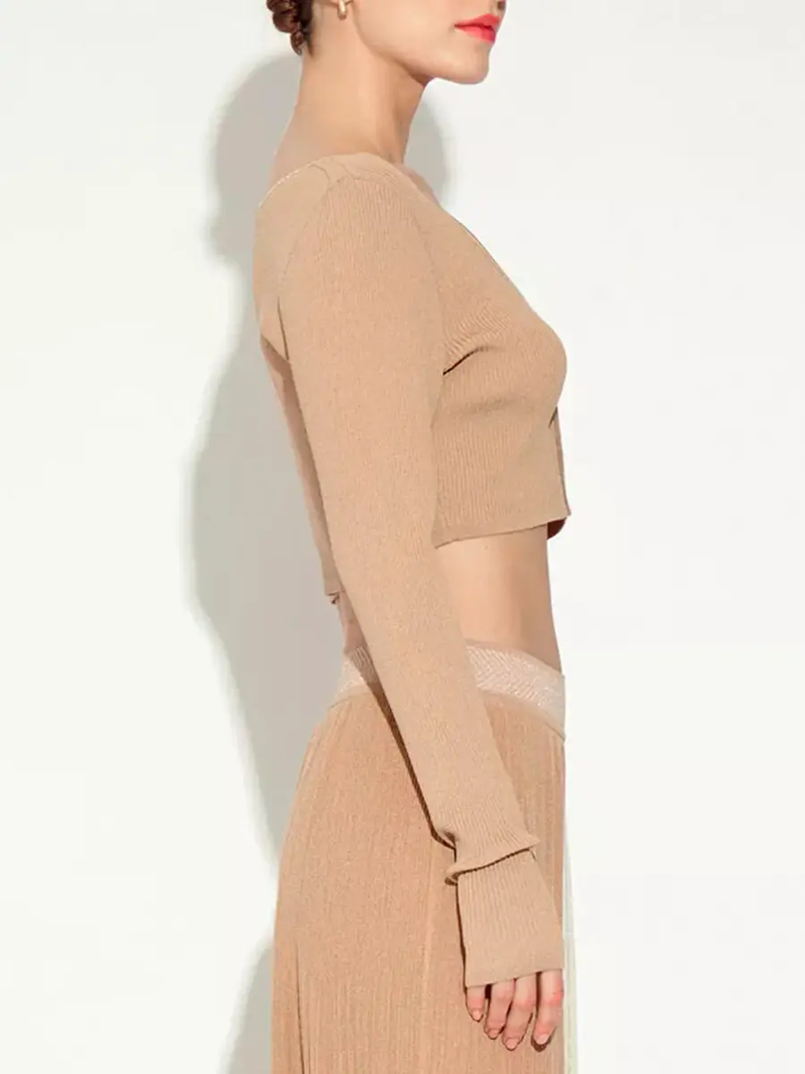 Кардиган из шелка и вискозы