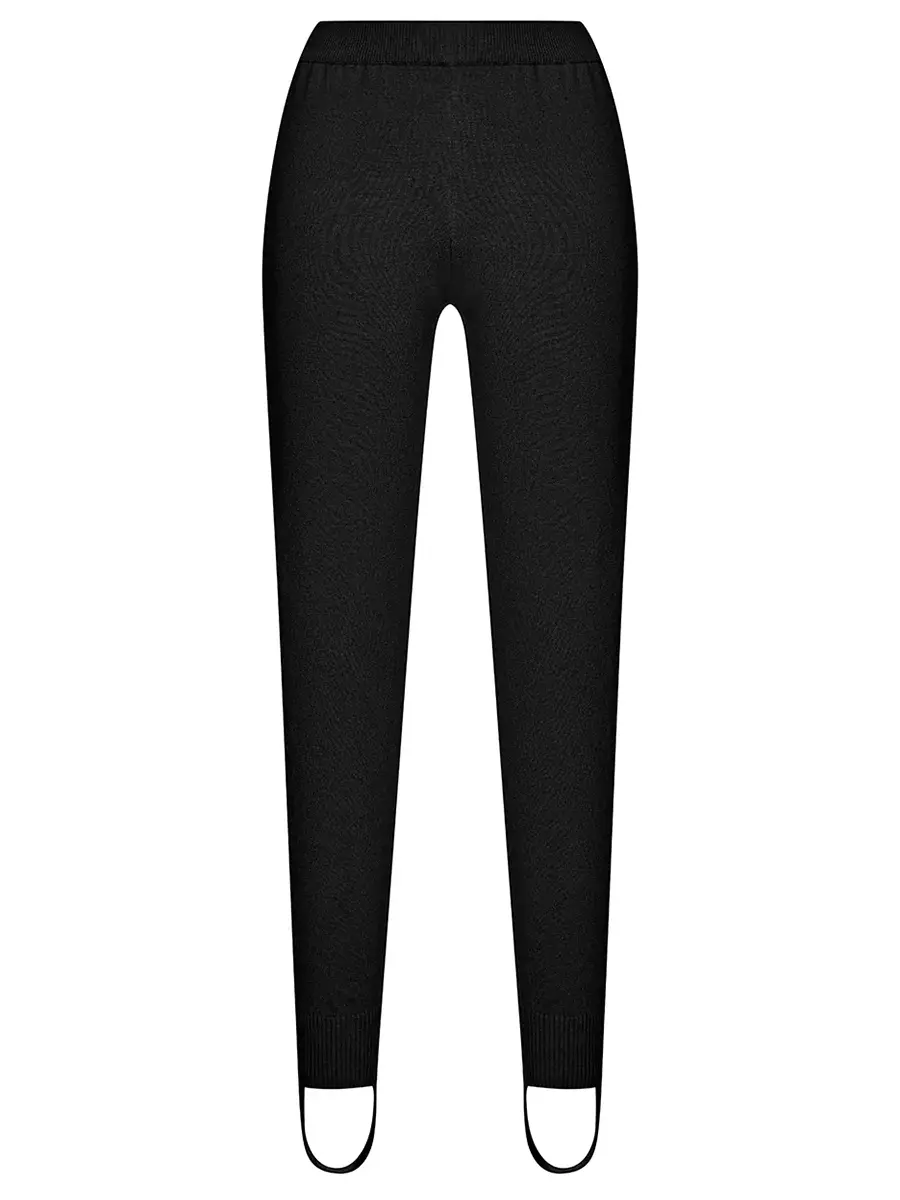 Леггинсы шерстяные со штрипками