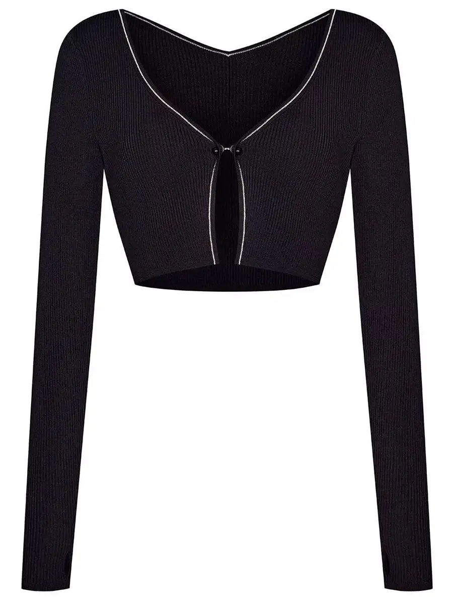 Кардиган из шелка и вискозы