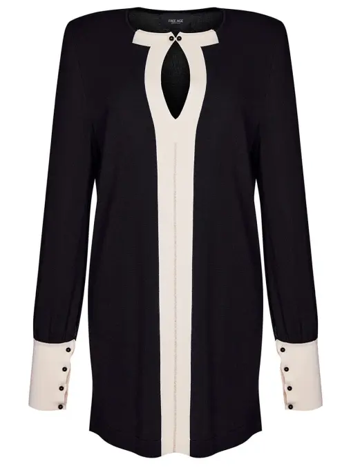 Платье из шелка и вискозы FREE AGE