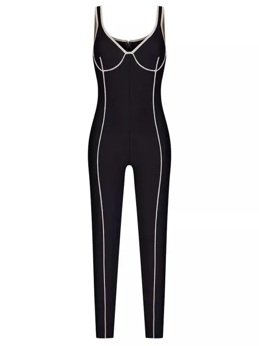 Комбинезон из шелка и вискозы FREE AGE