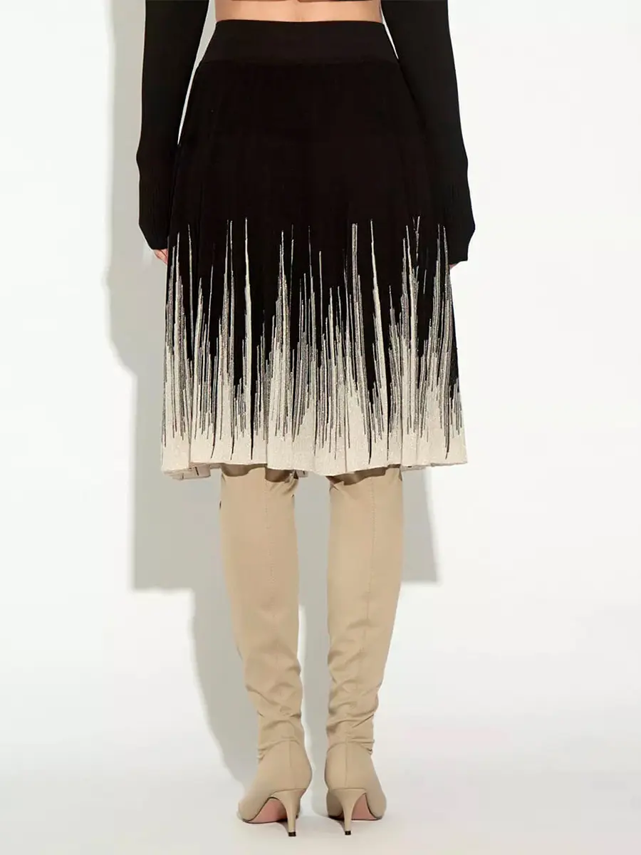 Юбка из шелка и вискозы