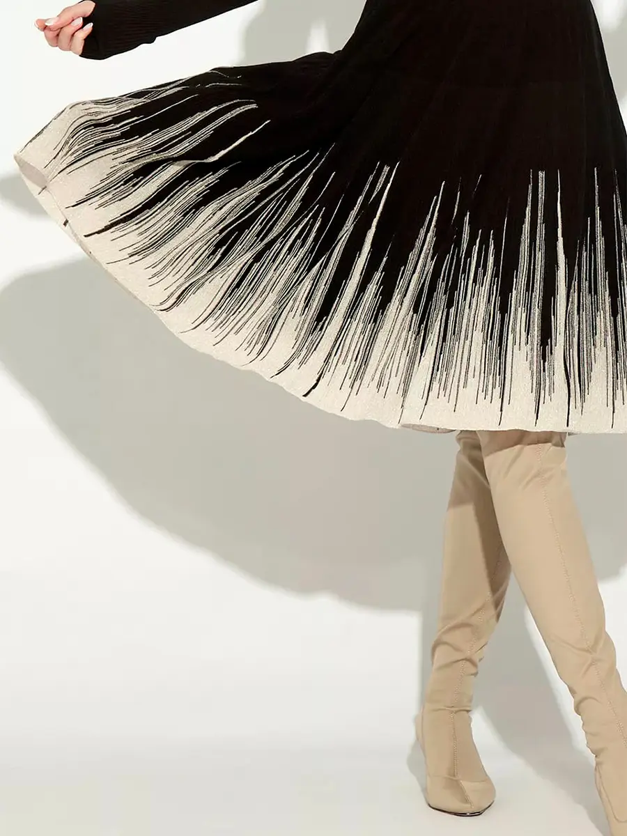 Юбка из шелка и вискозы