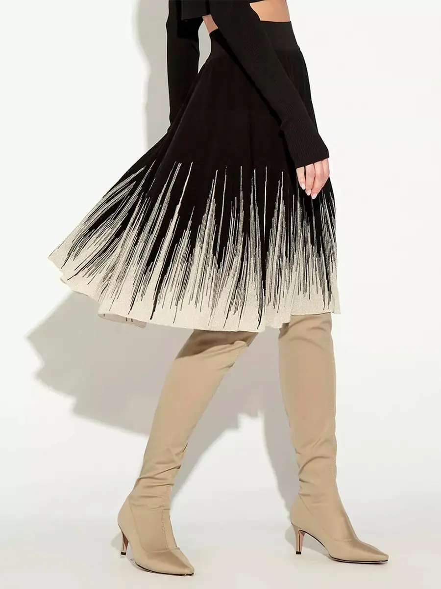 Юбка из шелка и вискозы