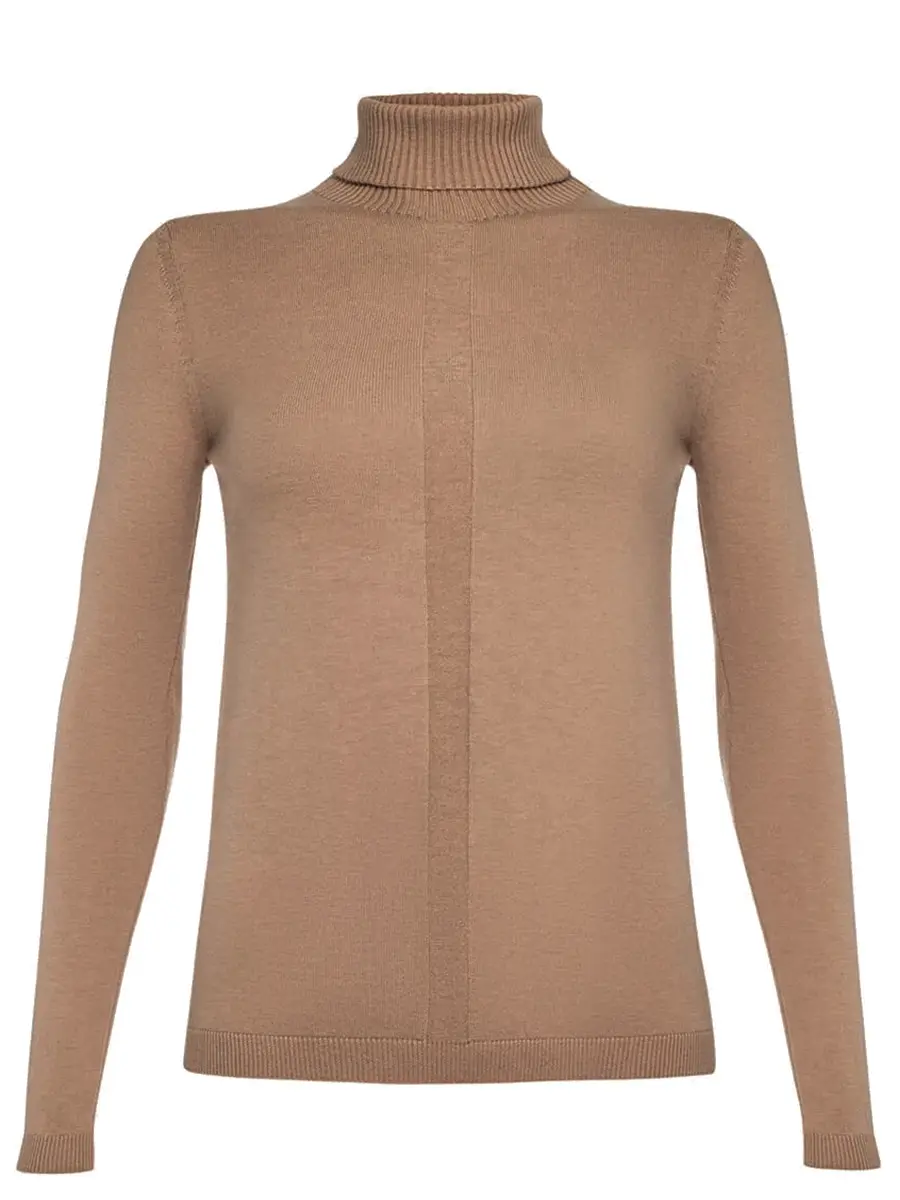 Водолазка из шерсти и шелка