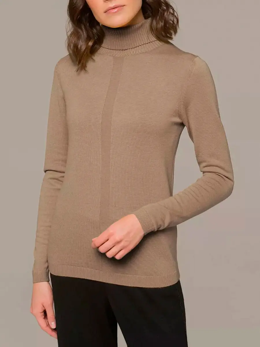 Водолазка из шерсти и шелка