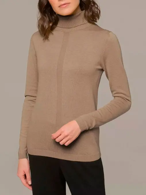 Водолазка из шерсти и шелка FREE AGE