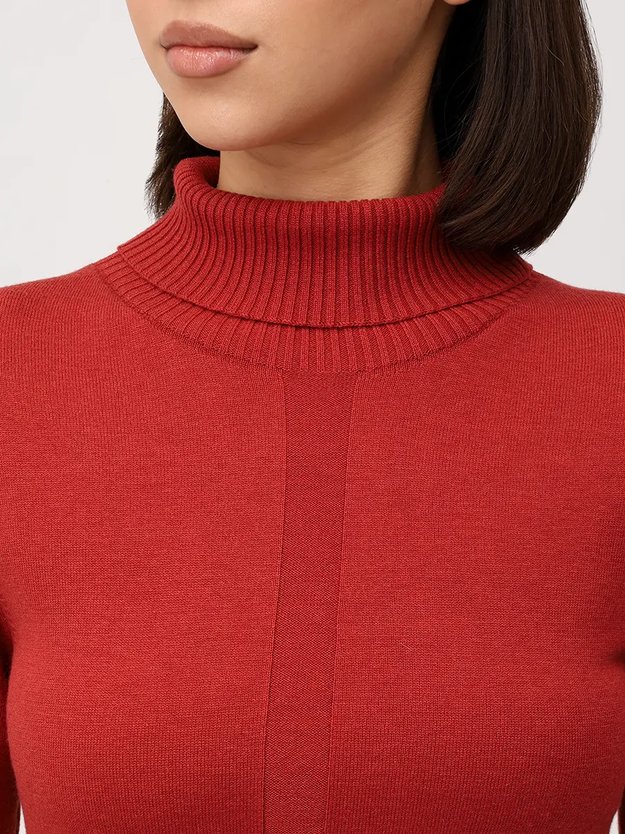 Водолазка из шерсти и шелка