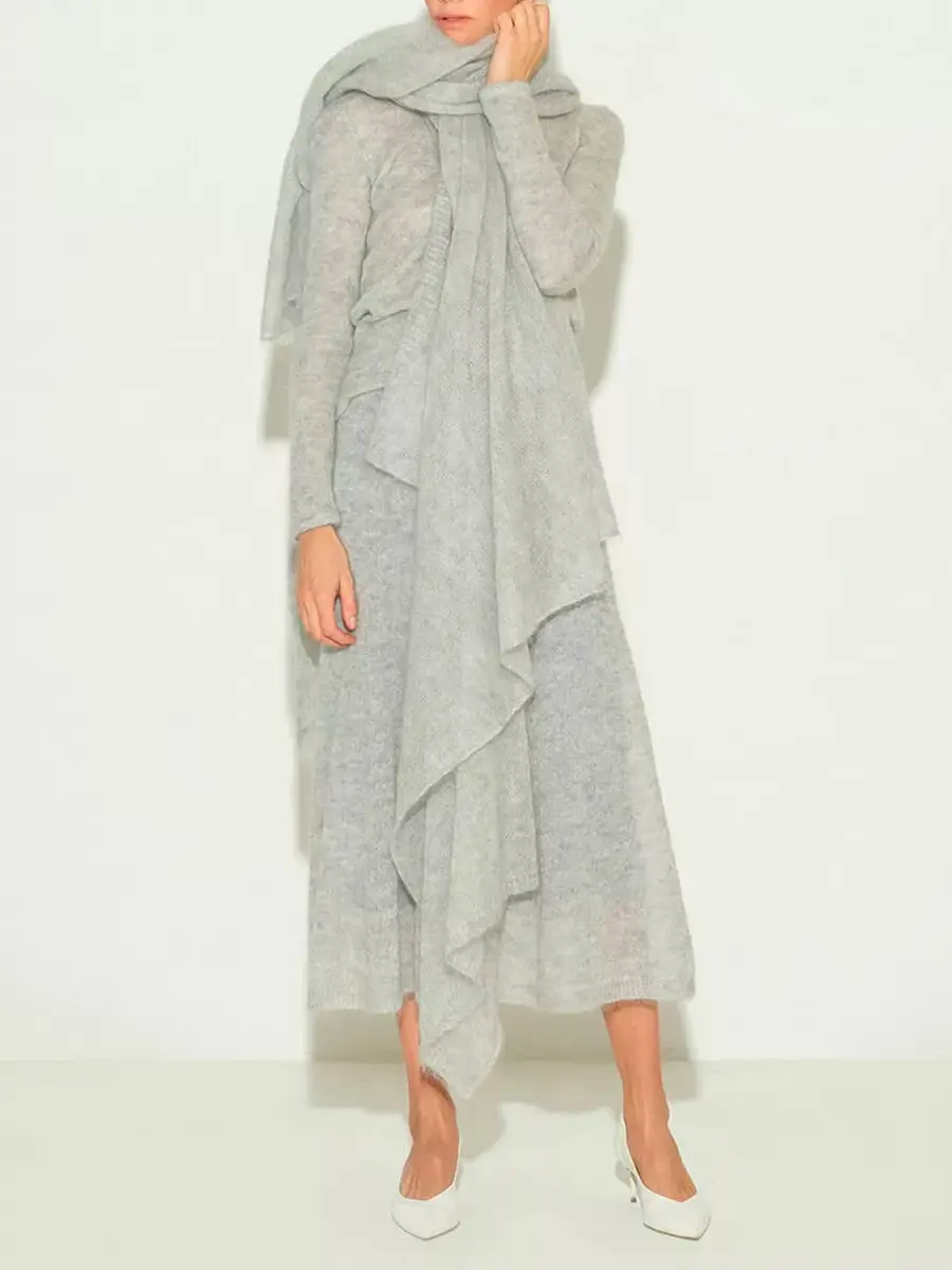 Накидка из мохера