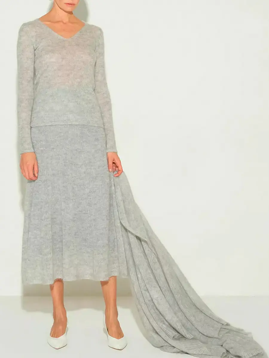 Накидка из мохера