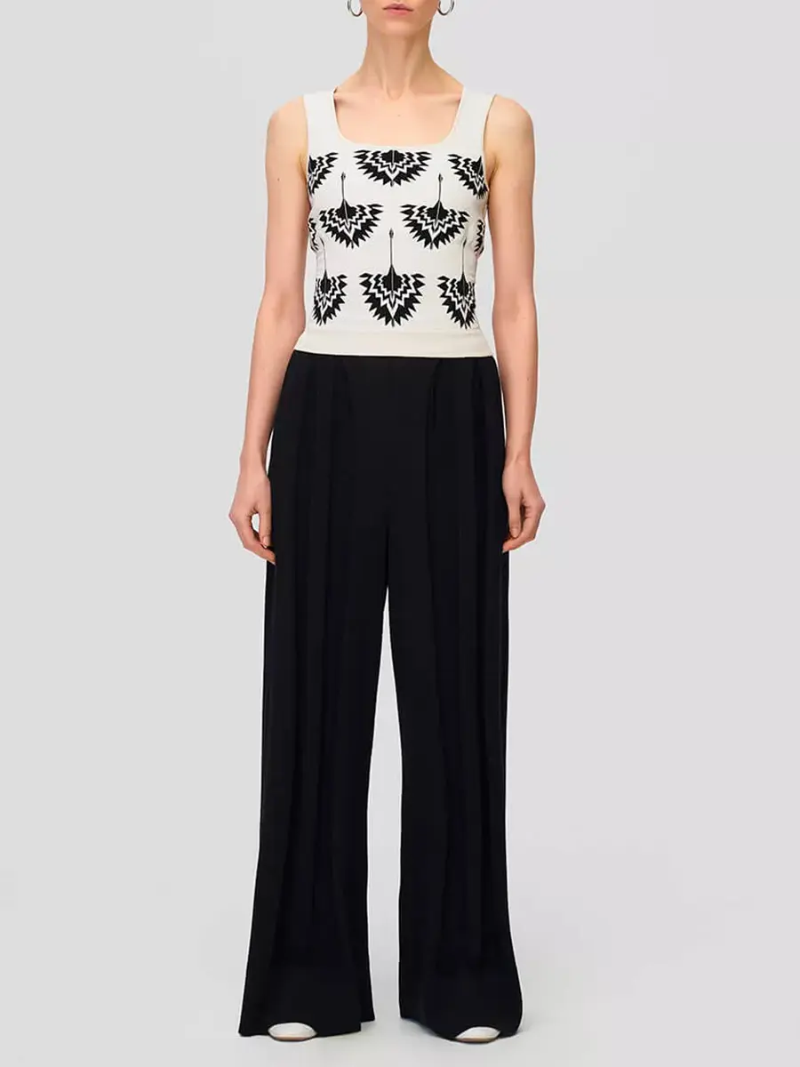 Топ из шелка и вискозы