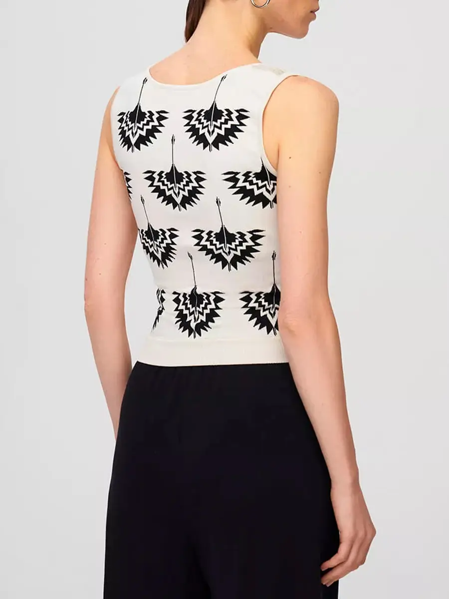 Топ из шелка и вискозы