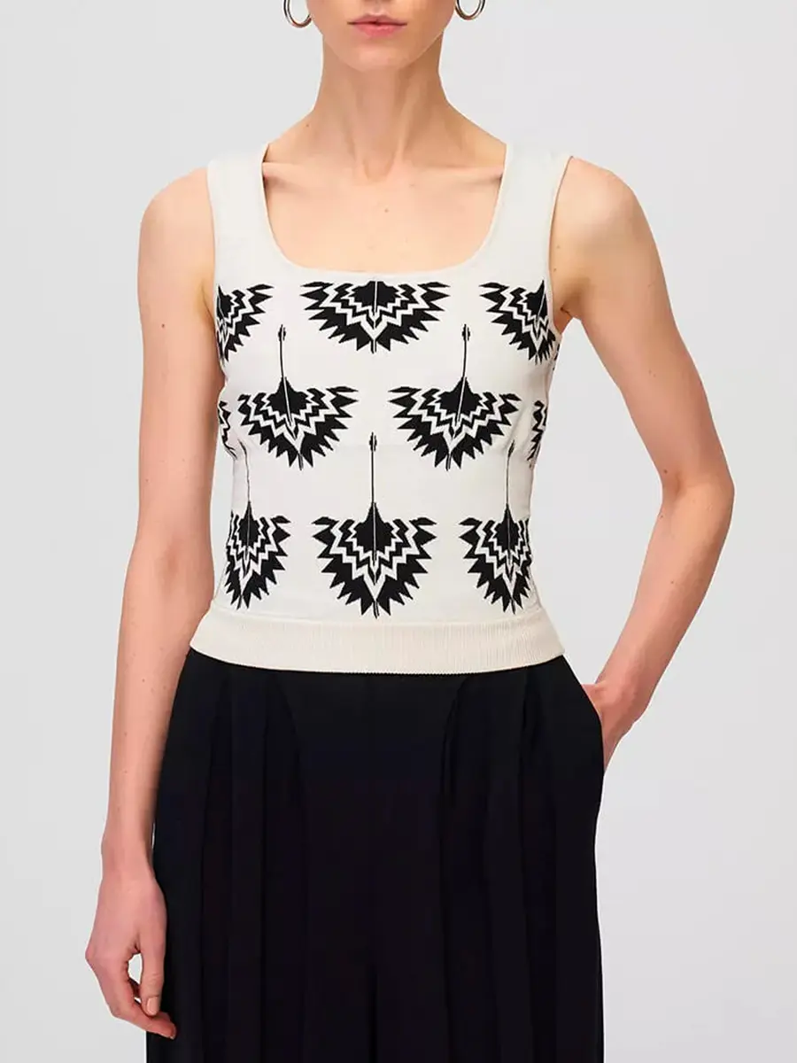 Топ из шелка и вискозы