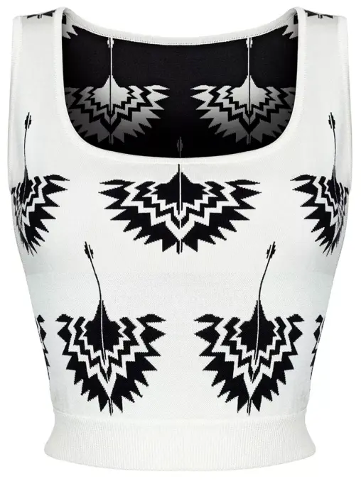 Топ из шелка и вискозы FREE AGE