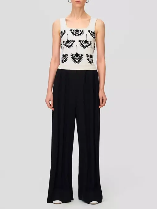 Топ из шелка и вискозы FREE AGE