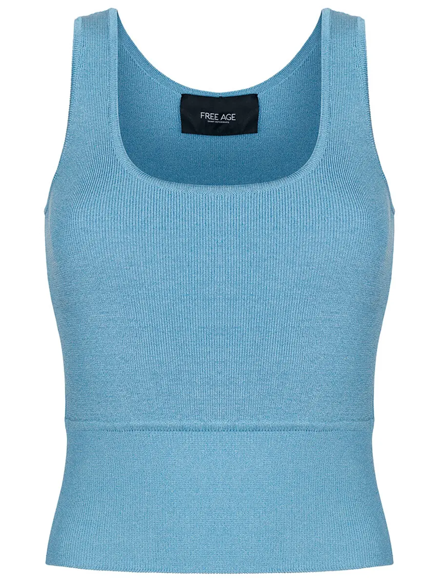 Топ из шелка и вискозы