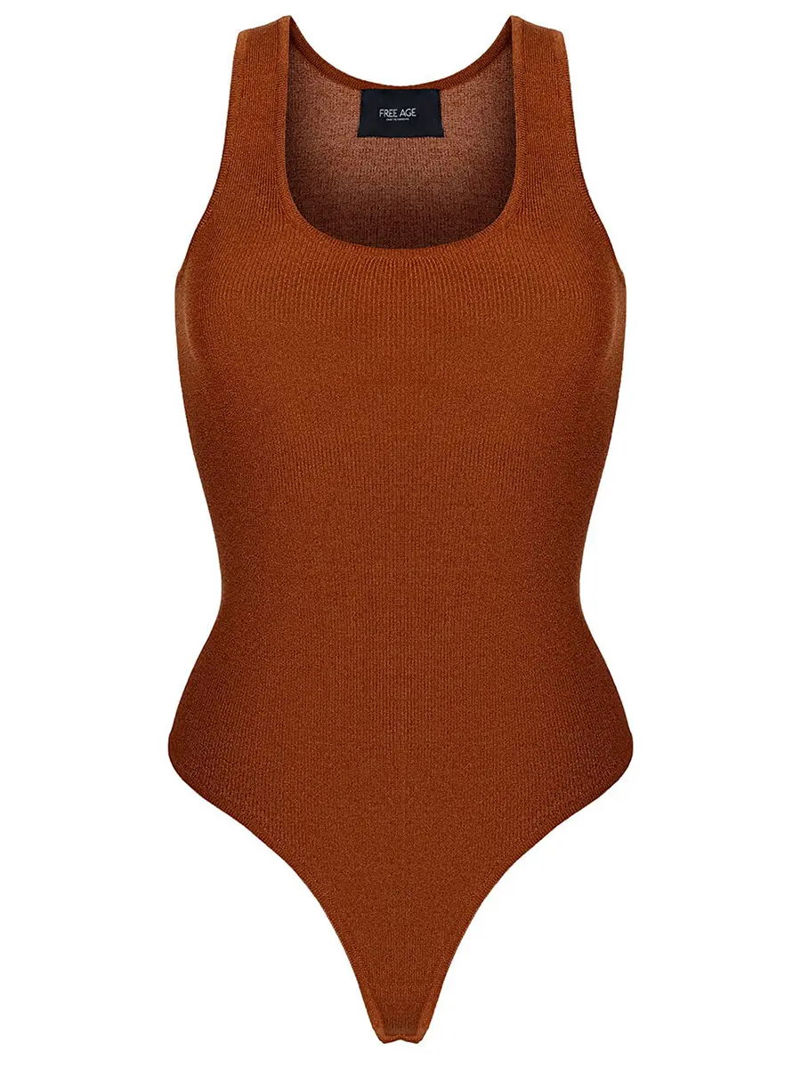 Боди из шелка и вискозы