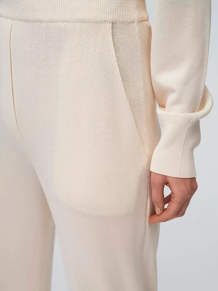 Брюки шелковые