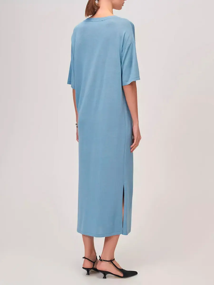 Платье шелковое