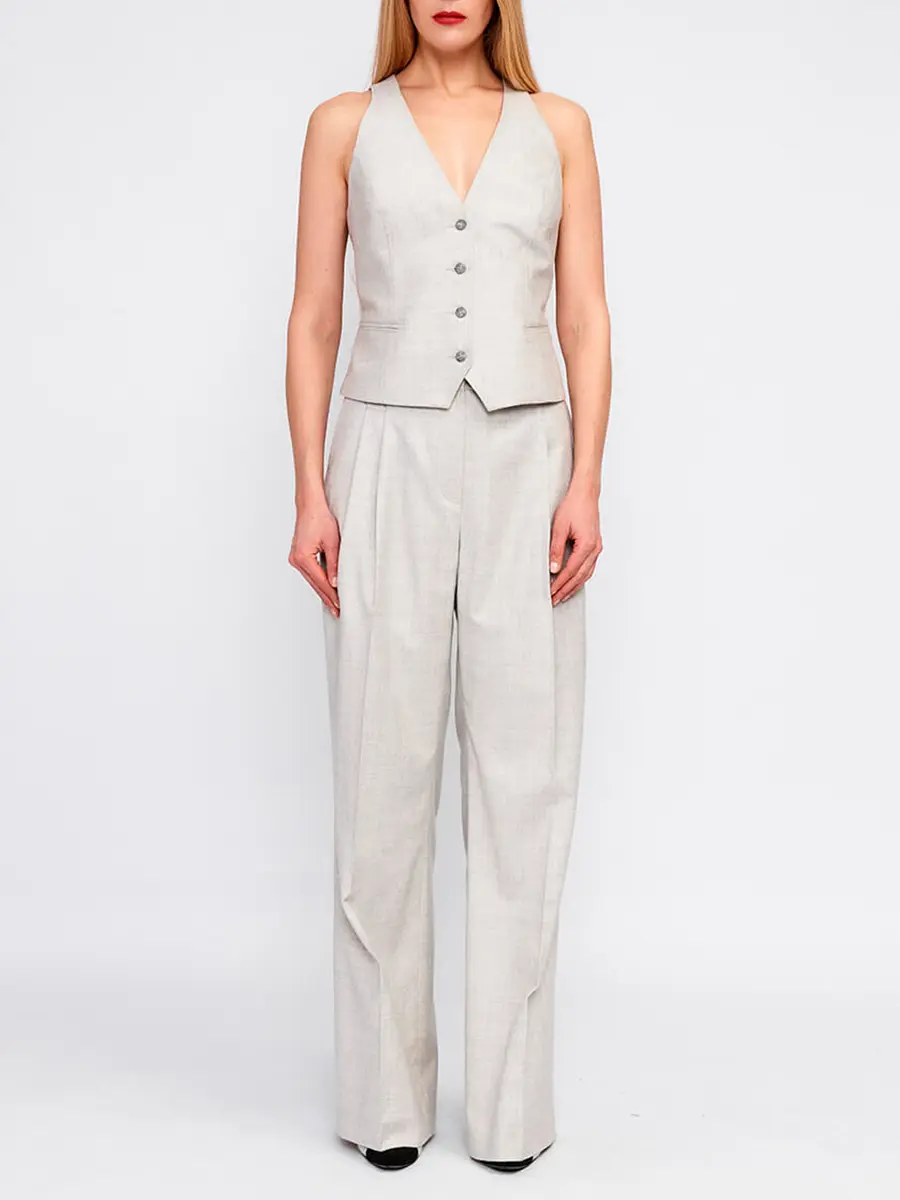 Жилет из кашемира и шерсти