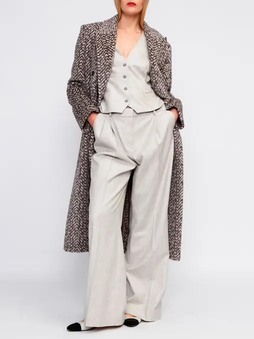 Жилет из кашемира и шерсти FREE AGE