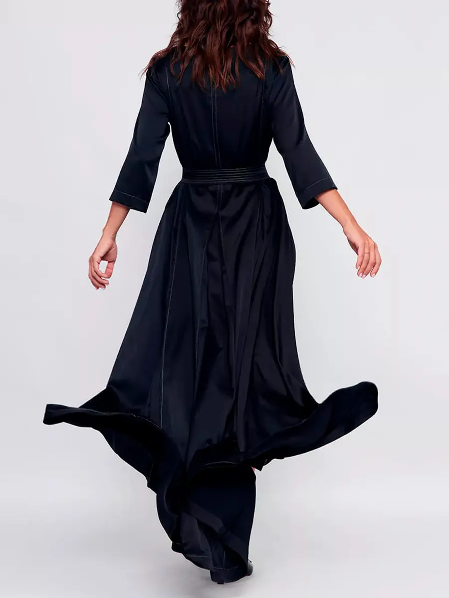 Платье шелковое