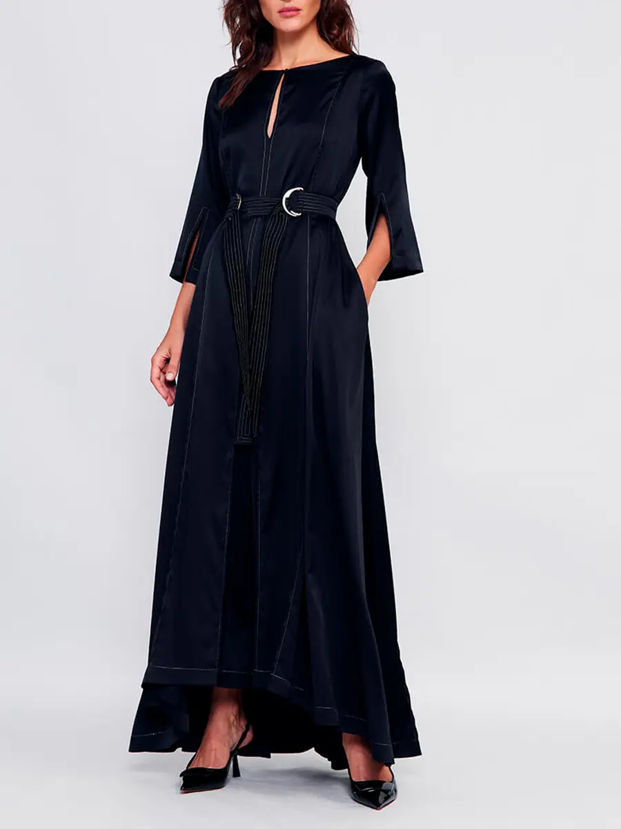 Платье шелковое