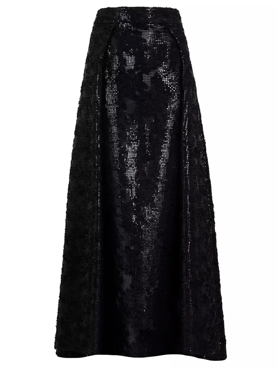 Юбка с пайетками