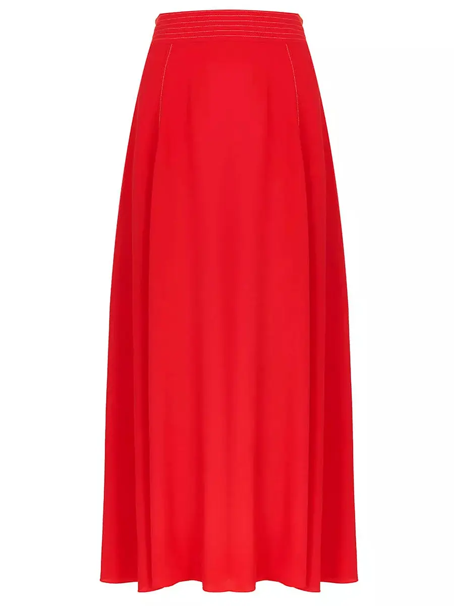 Юбка из шелка и ацетата