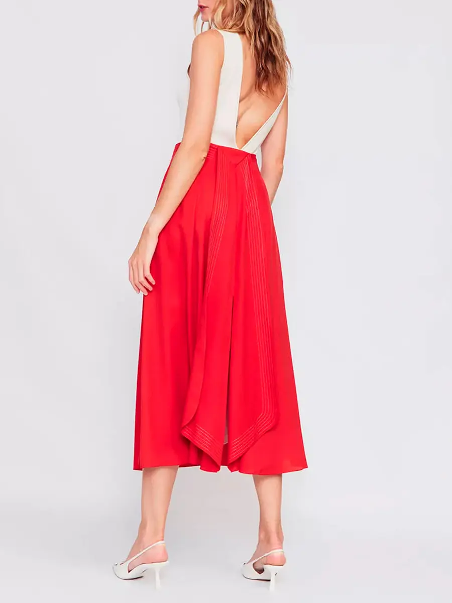 Юбка из шелка и ацетата