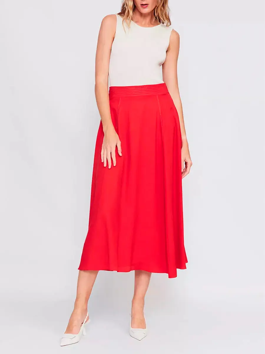 Юбка из шелка и ацетата