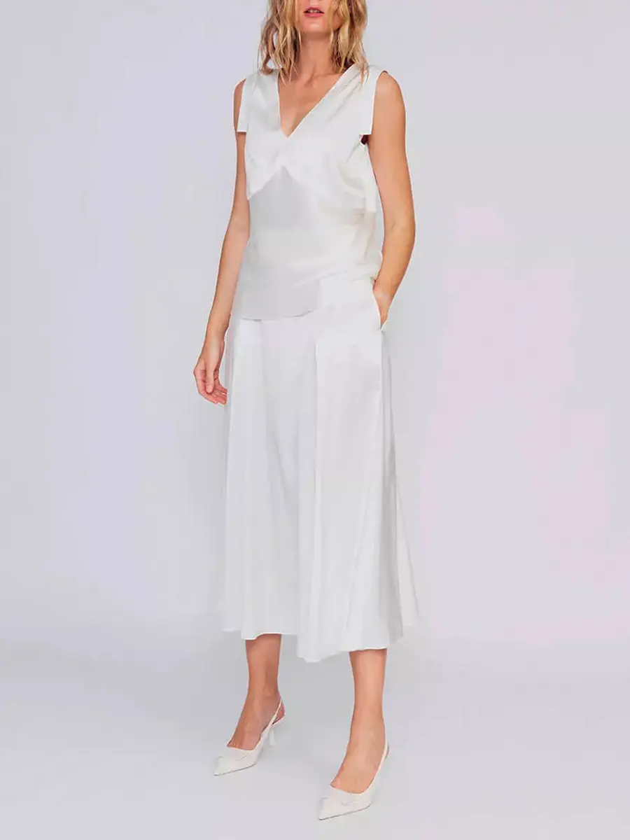 Юбка шелковая