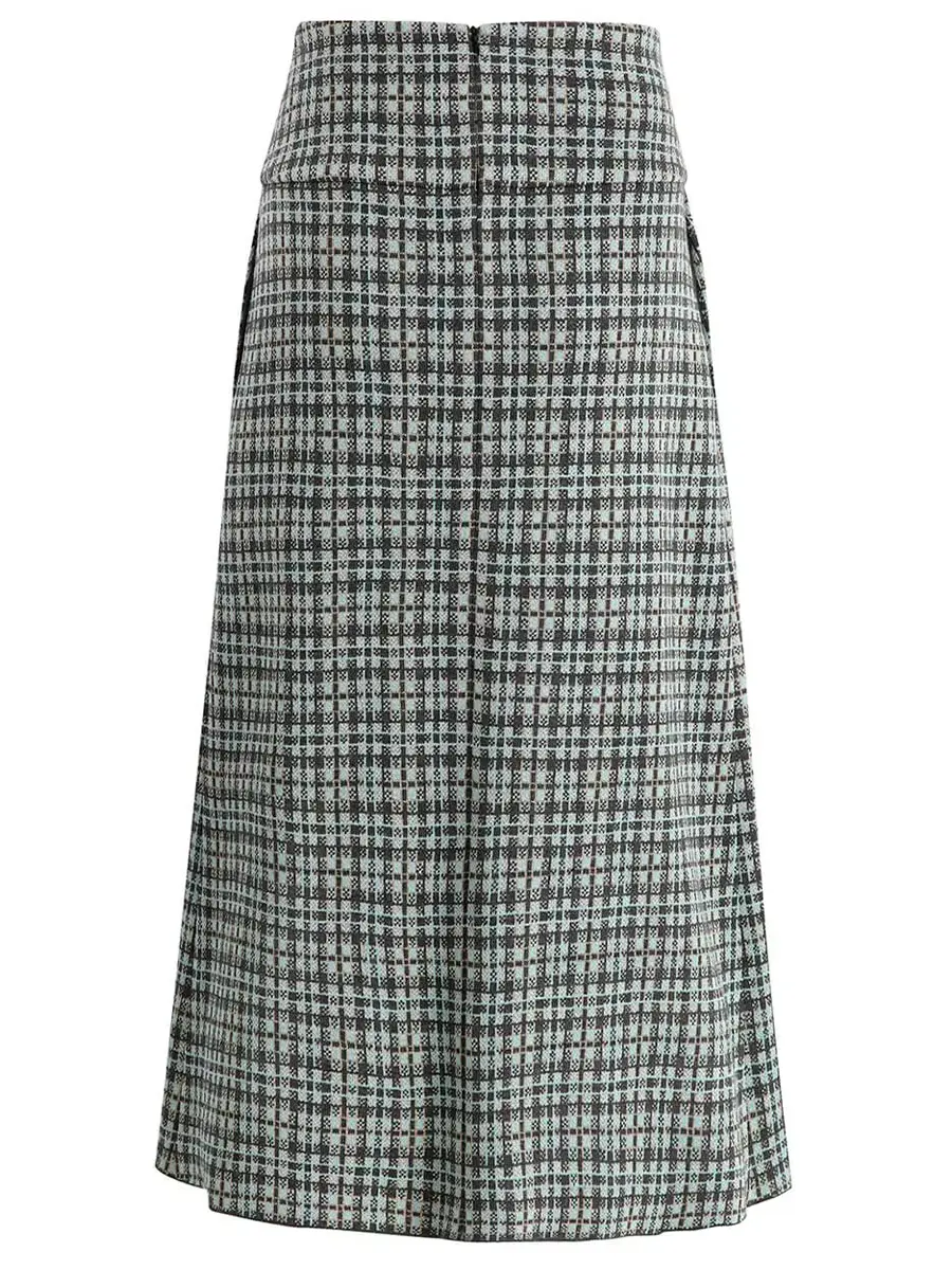 Юбка из шелка и кашемира