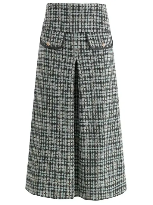 Юбка из шелка и кашемира FREE AGE