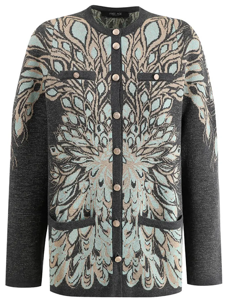 Кардиган из шелка и кашемира
