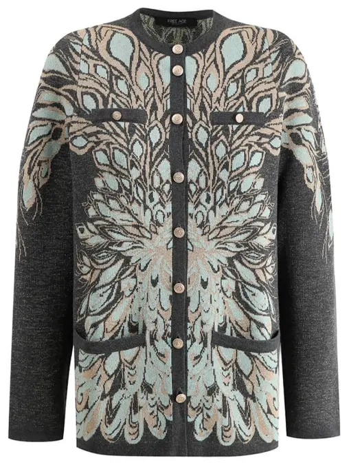 Кардиган из шелка и кашемира FREE AGE