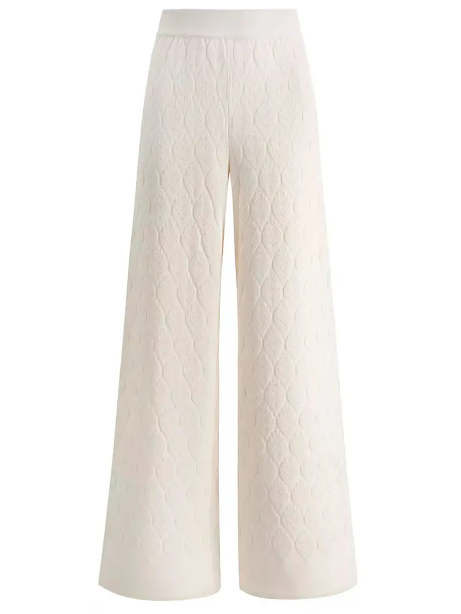 Брюки из шелка и кашемира