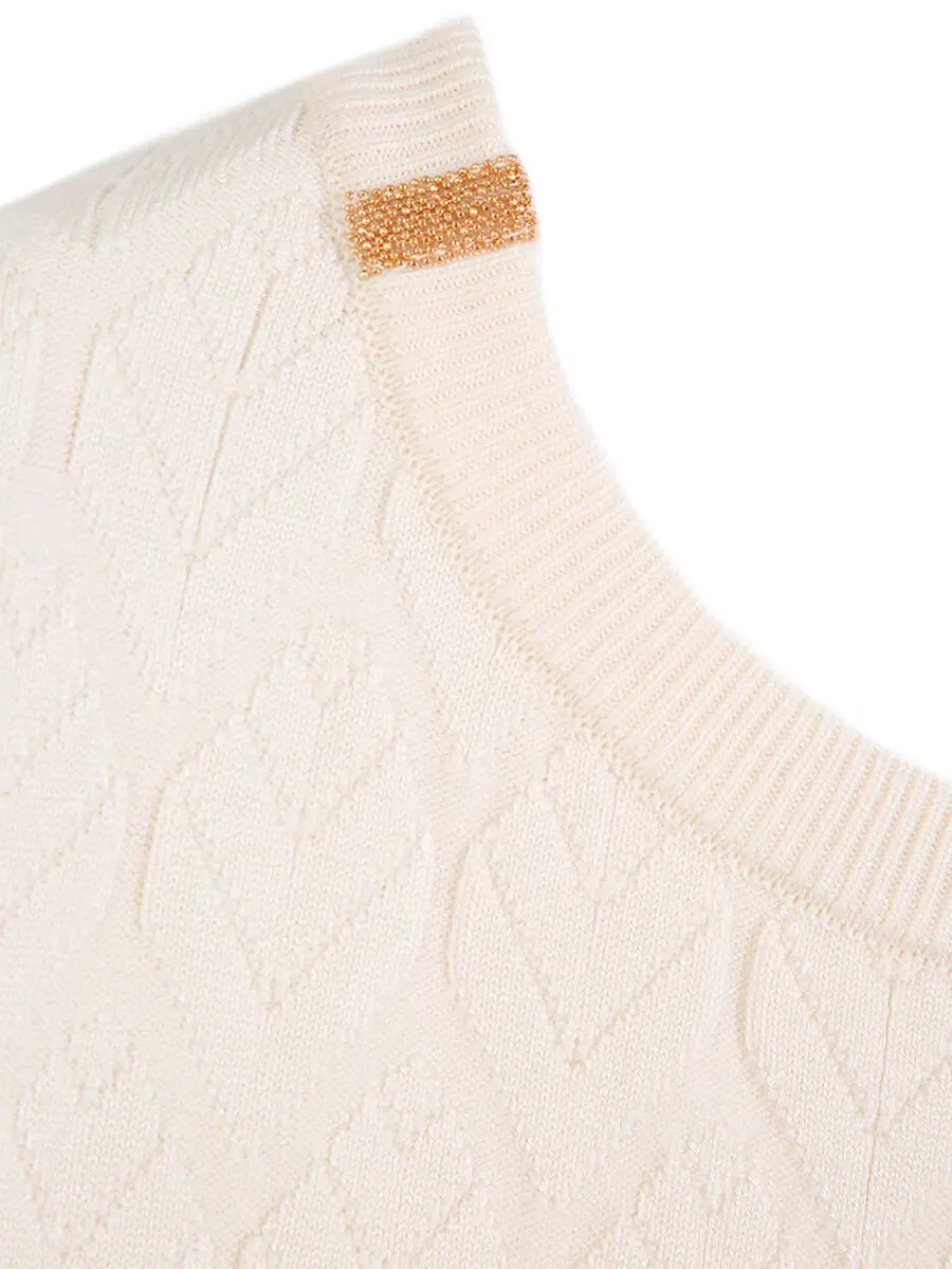 Джемпер из шелка и кашемира