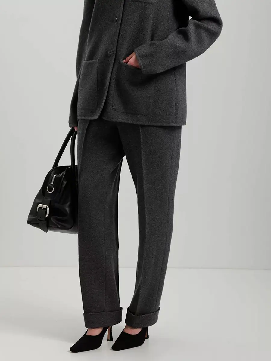 Брюки из шерсти и кашемира