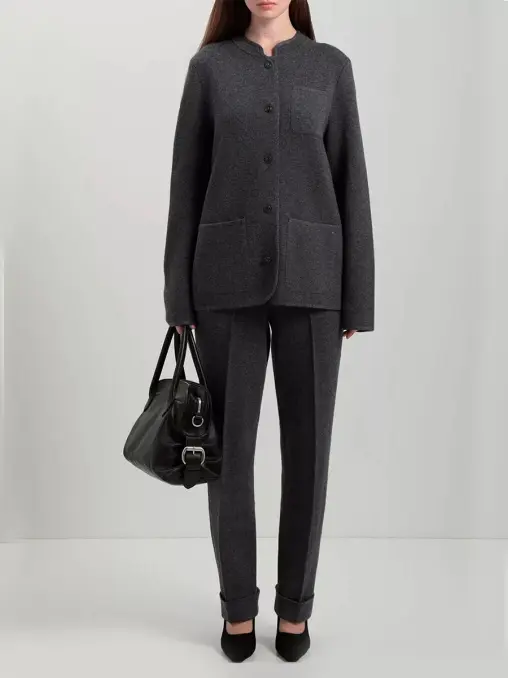 Брюки из шерсти и кашемира FREE AGE