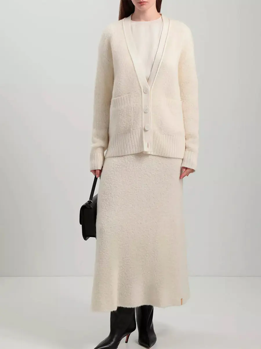 Кардиган из шерсти альпака