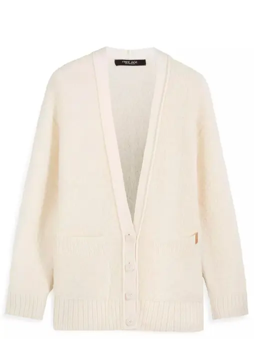 Кардиган из шерсти альпака FREE AGE