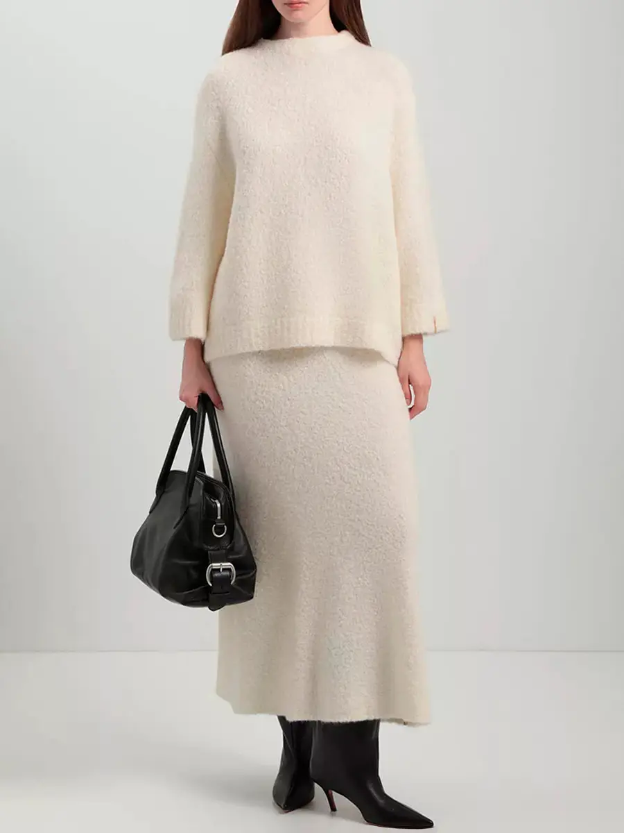 Джемпер из шерсти альпака