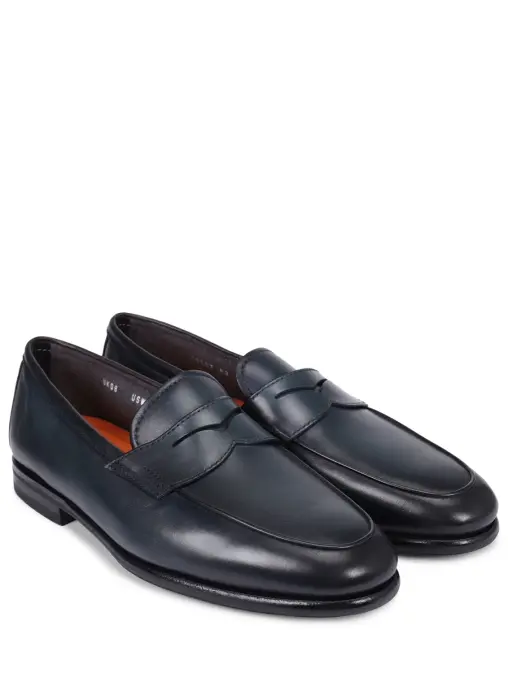 Лоферы кожаные SANTONI