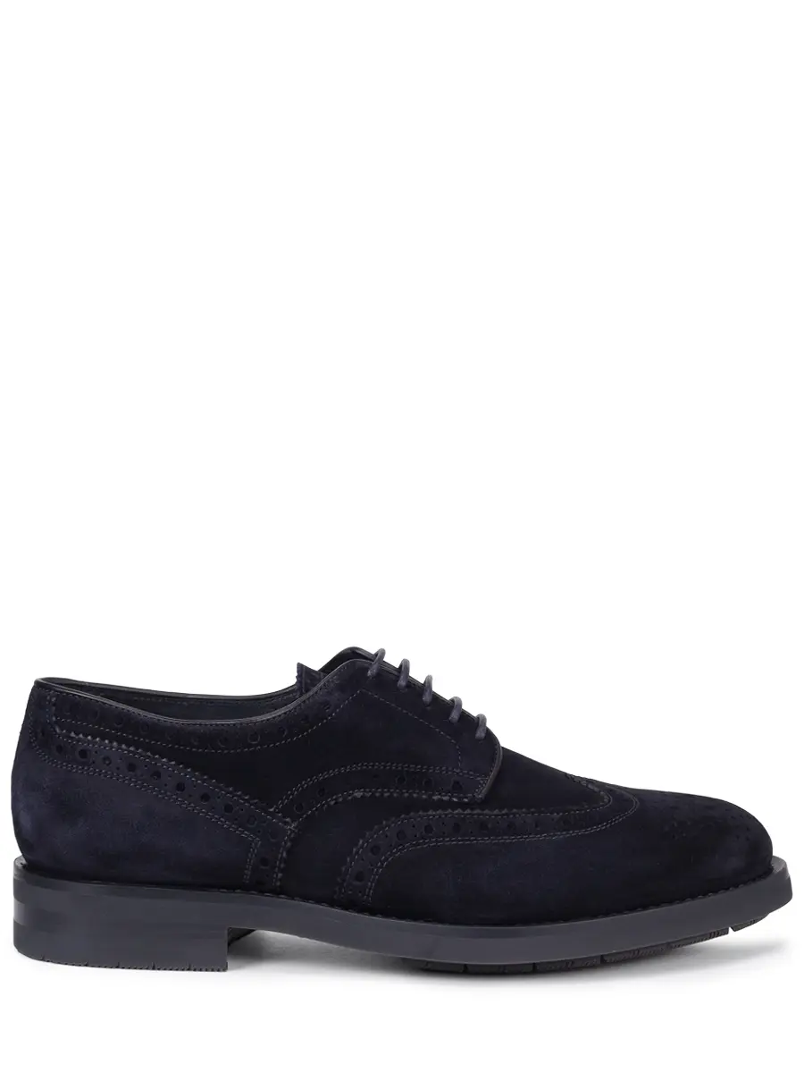 Броги замшевые