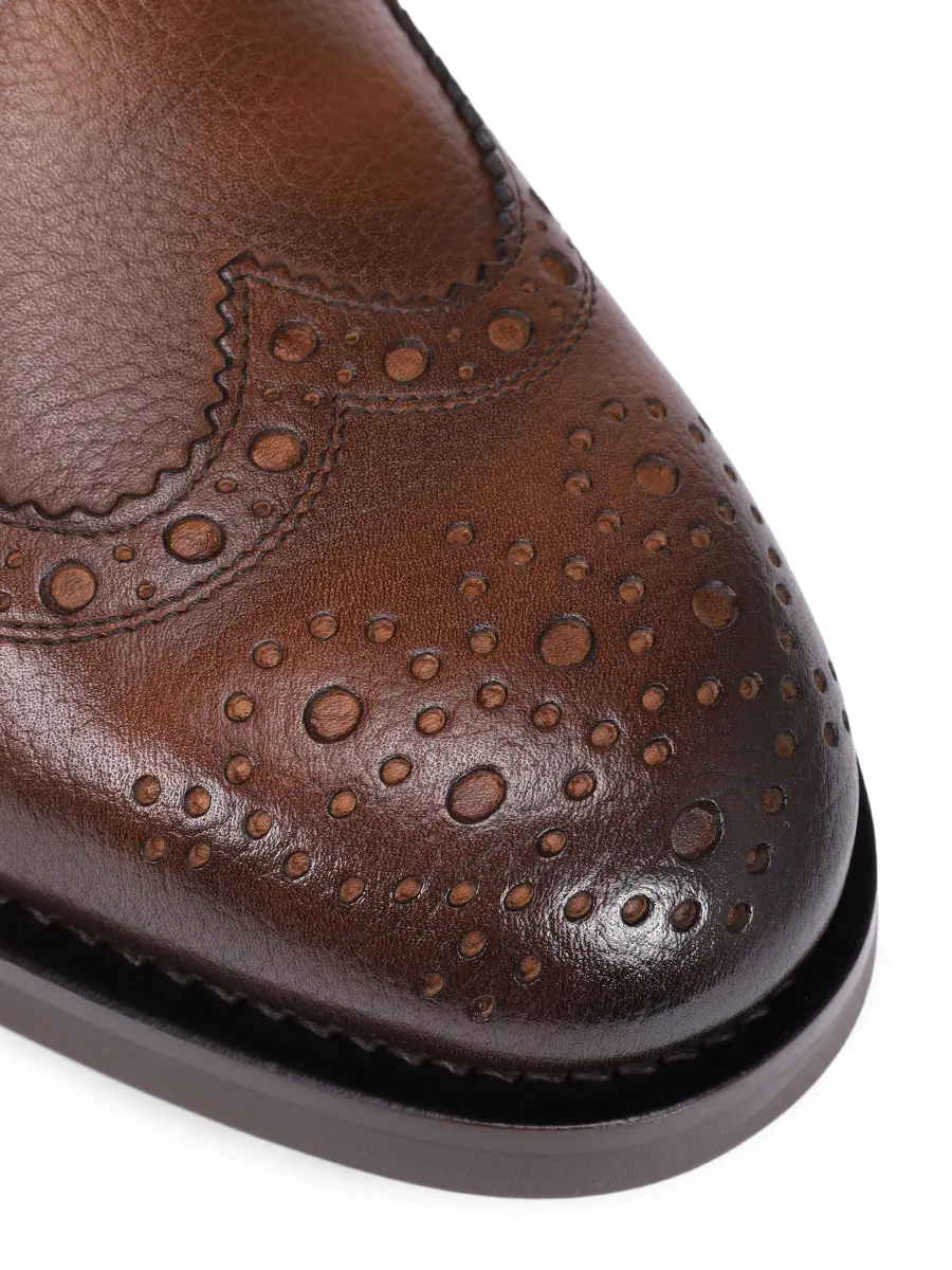 Броги кожаные