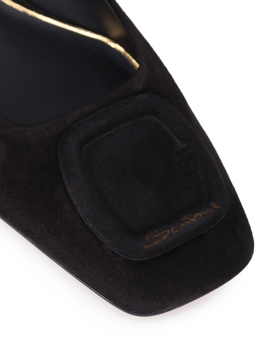 Туфли замшевые